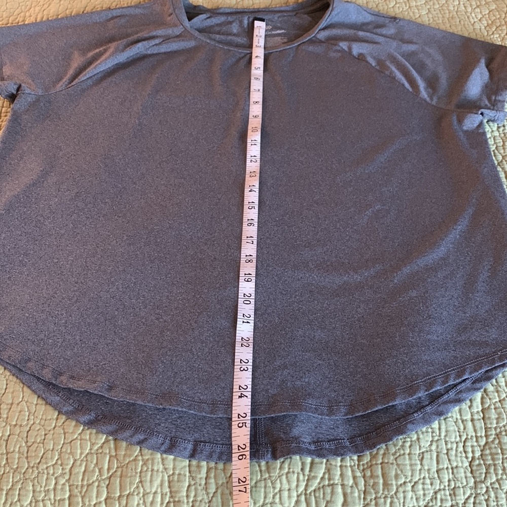 All In Motion Gray Workout Top Size XXL - Picture 6 of 10